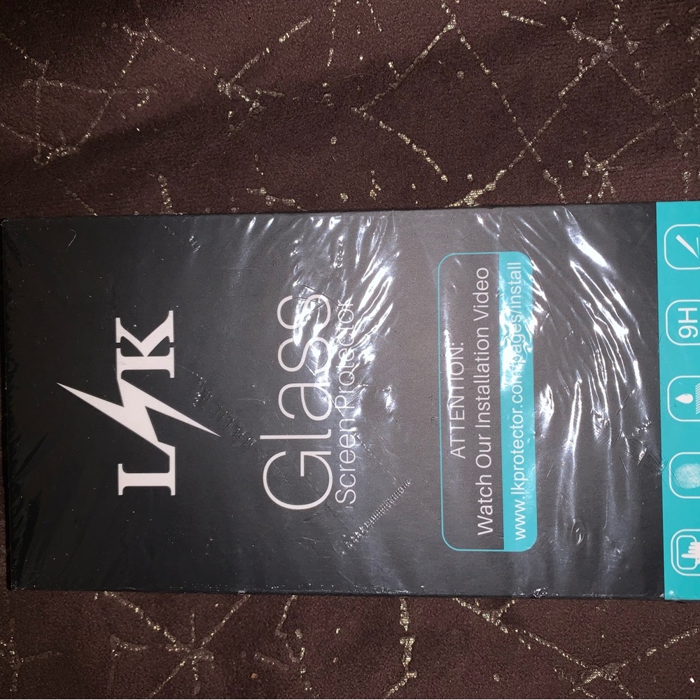 Black Glass Screen Protector